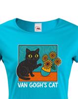 Dámské tričko Van Gogh´s Cat