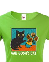 Dámské tričko Van Gogh´s Cat