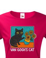 Dámské tričko Van Gogh´s Cat