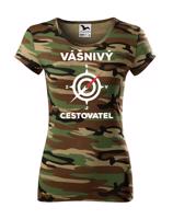 Dámské  tričko Vášnivý cestovatel - dokonalý dárek pro dobrodruhy