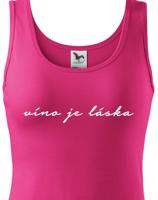 Dámské tričko - Víno je láska - tričko pro milovníky vína