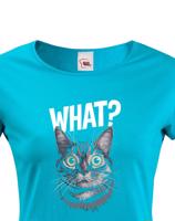 Dámské tričko What suprised cat