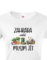 Dámské tričko Zahrada volá