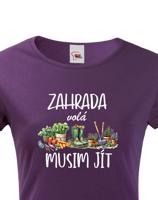 Dámské tričko Zahrada volá