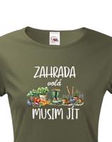Dámské tričko Zahrada volá