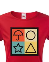 Dámské tričko ze seriálu Squid game- Oblíbený seriál Hra na oliheň