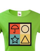 Dámské tričko ze seriálu Squid game- Oblíbený seriál Hra na oliheň