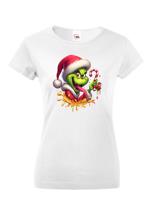 Dámské triko Grinch - skvělé vánoční triko