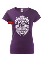 Dámské triko k narozeninám s volitelným rokem