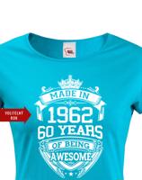 Dámské triko k narozeninám s volitelným rokem