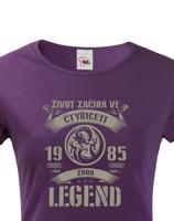 Dámské triko k narozeninám - zrod legend
