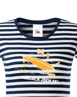 Dámské triko na vodu Udělala jsem se - dotisk jména nebo týmu