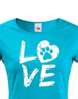 Dámské triko pro pejskařky - Dog Love