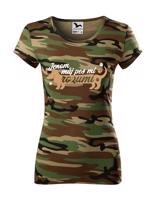 Dámské triko pro pejskařky - Jenom můj pes mi rozumí