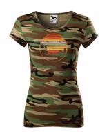 Dámské triko Retro sunset - triko pro milovníky cestování