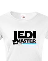 Dámské triko s nápisem Jedi Master  - dárek pro milovníka Star Wars