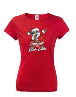 Dámské triko Santa Claus dab dance - vtipné vánoční triko