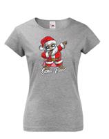 Dámské triko Santa Claus dab dance - vtipné vánoční triko