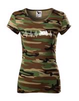 Dámské triko Tep motorkářky - ideální dárek k narozeninám nebo jen tak pro radost