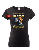 Dámské vlastenecké tričko s potiskem volitelného města