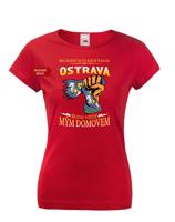 Dámské vlastenecké tričko s potiskem volitelného města