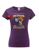 Dámské vlastenecké tričko s potiskem volitelného města
