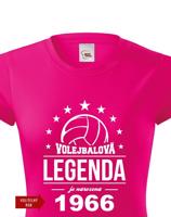 Dámské volejbalové tričko Volejbalová legenda