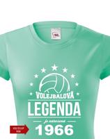 Dámské volejbalové tričko Volejbalová legenda