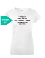 Dámské vtipné a dozajista originální tričko K narozeninám  jsem si přála...