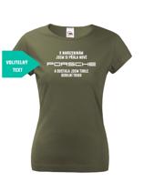 Dámské vtipné a dozajista originální tričko K narozeninám  jsem si přála...