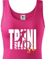 Dámské vtipné tričko s potiskem Trhni si - pro milovnice koloběžek