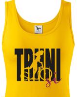 Dámské vtipné tričko s potiskem Trhni si - pro milovnice koloběžek