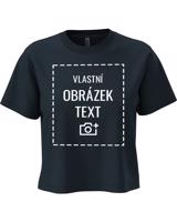 Dámský crop top s vlastním potiskem - originální barevná provedení