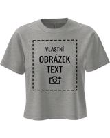 Dámský crop top s vlastním potiskem - originální barevná provedení