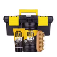 Dárkový set BATH and BODY TOOLKIT v boxu na nářadí ACCENTRA