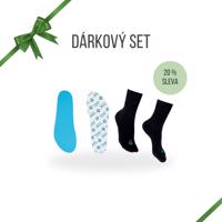 DÁRKOVÝ ZÁKLADNÍ BAREFOOT SET Naboso ponožky a vložky z paměťové pěny