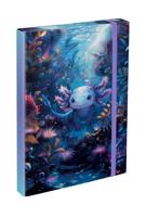 Desky na školní sešity A4 BAAGL - Axolotl