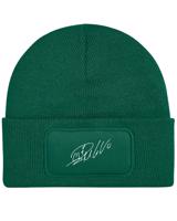 Dětská čepice s obdélníkovou nášivkou a podpisem Ronalda - pro fanoušky fotbalu