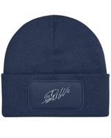 Dětská čepice s obdélníkovou nášivkou a podpisem Ronalda - pro fanoušky fotbalu