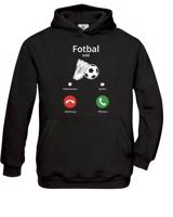 Dětská fotbalová mikina s potiskem Fotbal volá - skvělá mikina pro fotbalisty