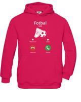 Dětská fotbalová mikina s potiskem Fotbal volá - skvělá mikina pro fotbalisty
