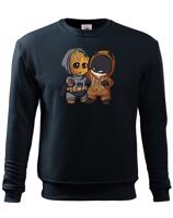 Dětská mikina Batman a Groot - ideální pro každého fanouška