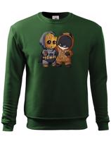 Dětská mikina Batman a Groot - ideální pro každého fanouška