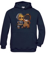 Dětská mikina Batman a Groot - ideální pro každého fanouška
