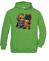 Dětská mikina Batman a Groot - ideální pro každého fanouška