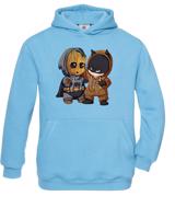 Dětská mikina Batman a Groot - ideální pro každého fanouška
