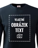 Dětská mikina bez kapuce s vlastním potiskem nebo fotkou – výroba už do 24 hodin