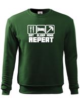 Dětská mikina Eat Sleep Mine Repeat - mikina pro hráče Minecraft