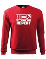 Dětská mikina Eat Sleep Mine Repeat - mikina pro hráče Minecraft