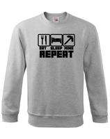 Dětská mikina Eat Sleep Mine Repeat - mikina pro hráče Minecraft